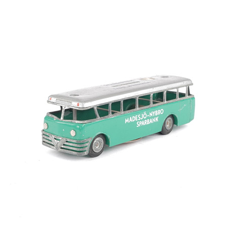 TEKNO. Modellbil buss "Volvo" i form av sparbössa .