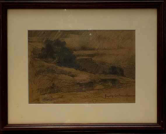ROSENDO GONZÁLEZ CARBONELL. PAISAJE. DIBUJO A LÁPIZ SOBRE PAPEL. Arte ...