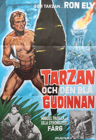 BIO/ MOVIE POSTER, “Tarzan and the Blue Goddess”. Art - Other - Auctionet
