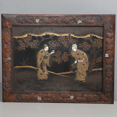 JAPANESE INLAID PANEL - MEIJI. Miscellaneous - Miscellaneous - Auctionet