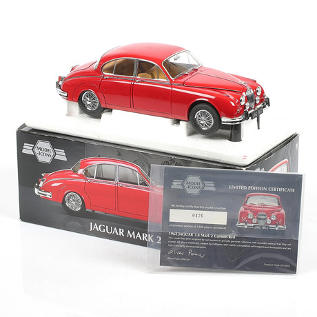 1960 Jaguar Mark 2 Vert foncé Manual, 4 speed Left Hand Drive in France