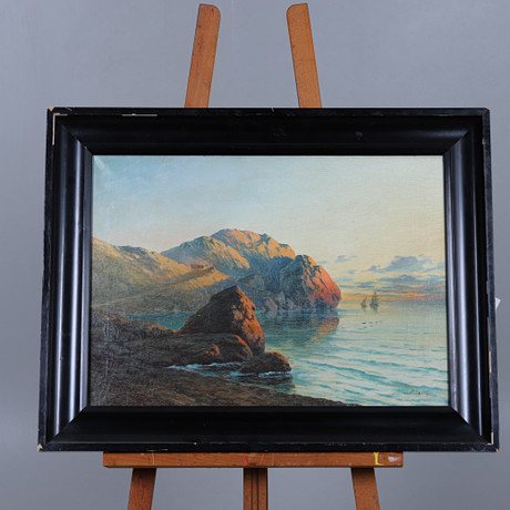 UNIDENTIFIED ARTIST. OIL ON CANVAS, SIGNED. Art - Paintings - Auctionet