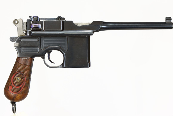 PISTOL, Semi-automatic, make Mauser Obendorf, model C96 Red Nine ...