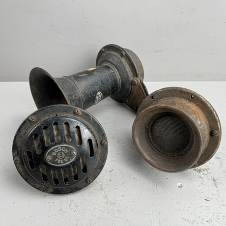 BOSCH, signalhorn, 3 st, Tyskland, 1920/30-tal.