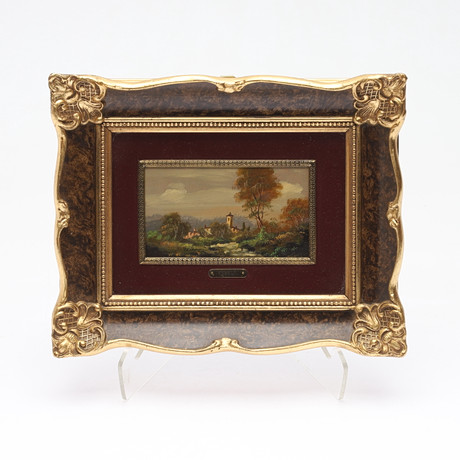 UNIDENTIFIED ARTIST, oil on panel, signed Tessari. Art - Paintings ...