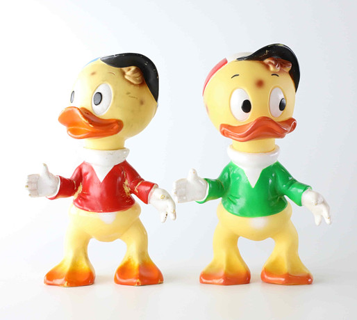 2 TOYS, Dewey, Huey, Walt Disney Productions, Made in Italy, 1962. Toys ...