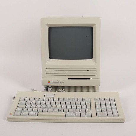 COMPUTER, Macintosh SE/30, with keyboard, Apple Computer Inc., 1988 ...