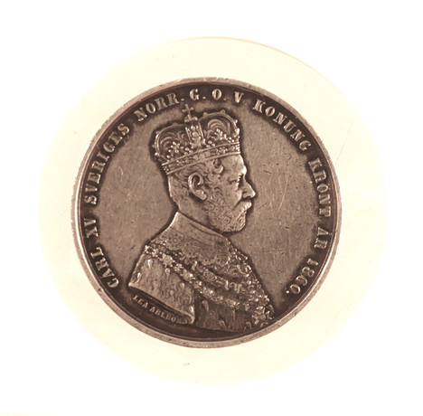 mynt-carl-xv-kastmynt-till-kr-ning-1860-mynt-medaljer-frim-rken