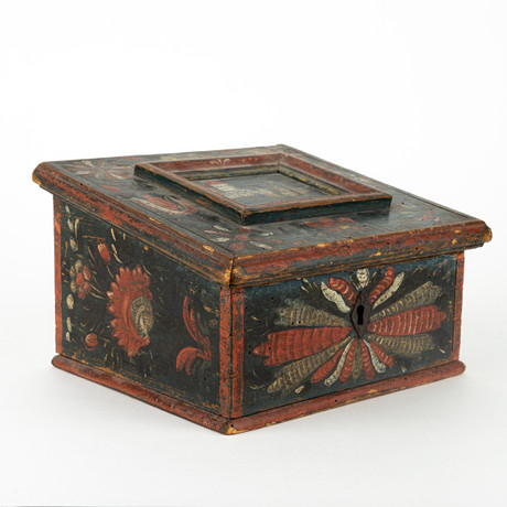 An ordinary pulpit box, Uppland 1700/19th century. Folk art - Bowls ...