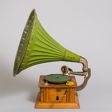 FUNNEL GRAMOPHONE, Olympia Rex IMP, 1900s. Collectables - Musical ...