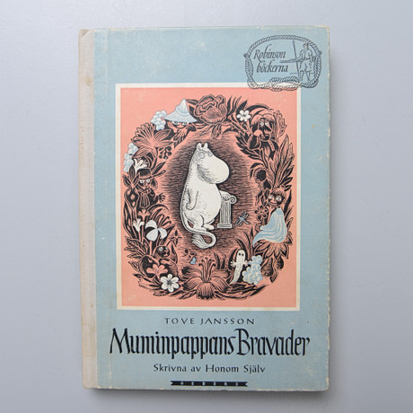 Tove Jansson／Muminpappans Bravader 第2版 TOVE JANSSON. Muminpappans bravader. Första svenska upplagan