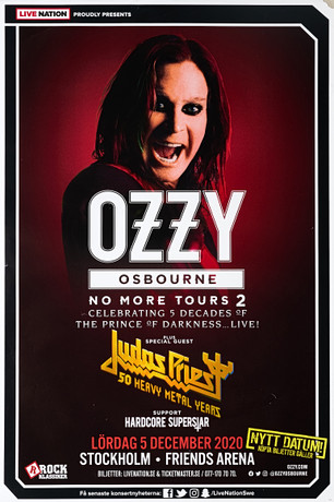 ozzy osbourne concert posters