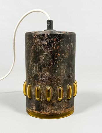 NANNY STILL. TAK / FÖNSTERLAMPA, koppar, glas, 1900-tal.