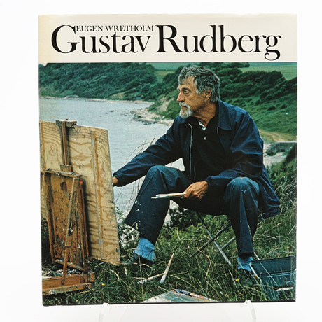 BIBLIOFILI. OM HVEN-MÅLAREN GUSTAV RUDBERG MED SIGNERAD FÄRGLITOGRAFI ...