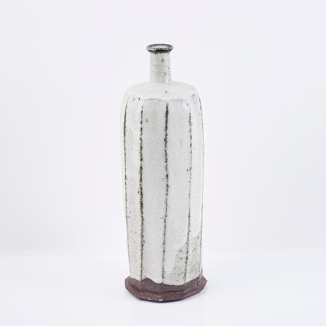 ULLA HANSEN. Vase, glazed, high-fired earthenware. Ceramics & Porcelain