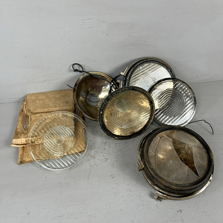 BOSCH, delar till lyktor, parti, 1930-tal, Tyskland.