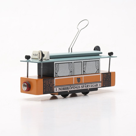 Modelo De Tranvía Clásico Vehículos Juguete 1:90 Amarillo