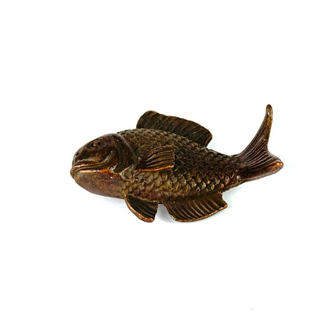 JAPANESE BRONZE FISH FIGURE. Asiatica - Auctionet