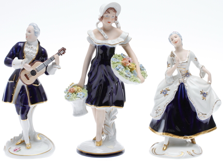 FIGURINER, 3 st, Royal Dux.