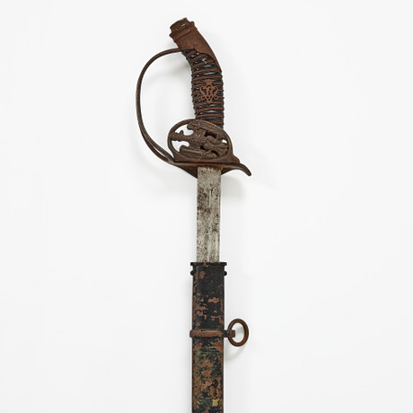 SABLE, Prussian, m/1889 for infantry officer, straight blade, with ...