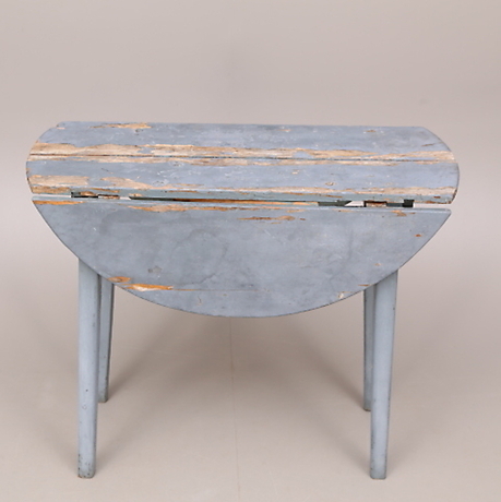COFFEE TABLE, wood, commoner, blue, 18th/19th century. Swedish Folk Art ...