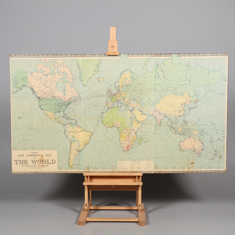 WORLD MAP. Art - Engravings & Prints - Auctionet