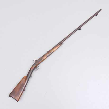 A 19th century slingshot rifle. Weapons & Militaria - Guns & Rifles ...