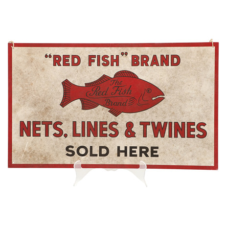 ADVERTISING SIGN - 'RED FISH'. Miscellaneous - Fishing equipment ...