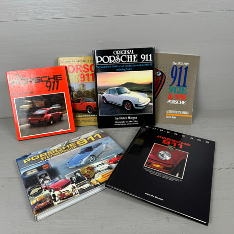 PORSCHE 911, parti litteratur, 6 delar.