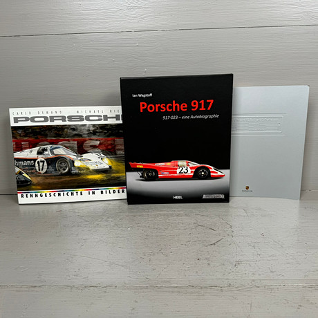 PORSCHE, parti motorsport, 3 delar, 1990-00-tal.