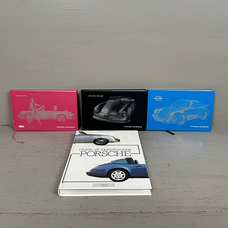 PORSCHE, parti litteratur, 4 delar, 1990-00-tal.