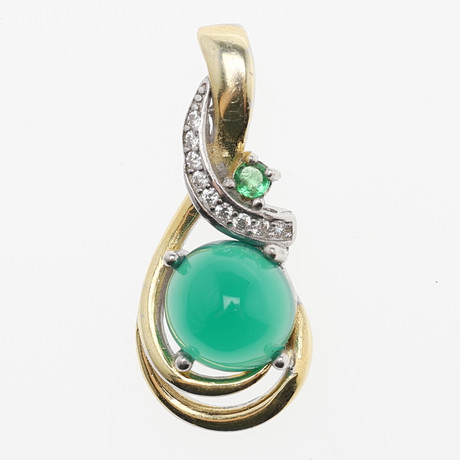 Michooyel Smaragd Ring 2.0ct - 18K Gold CZ Verlobungsring In 925 Sterling Silber