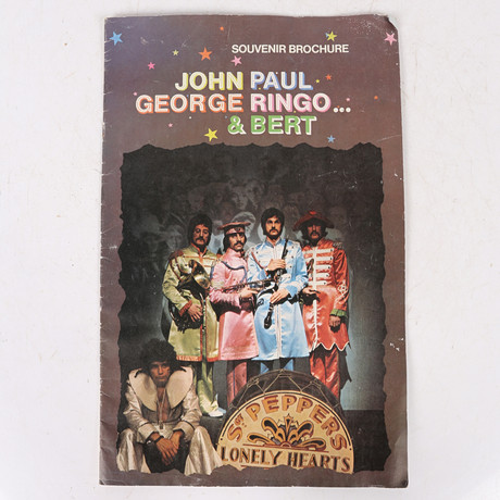 JOHN, PAUL, GEORGE, RINGO & BERT THEATRE PROGRAMME. Books, Maps ...