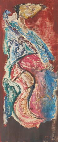 ALFRED ROGOWAY (USA 1900-1990). Composition, mixed media, signed. Art ...