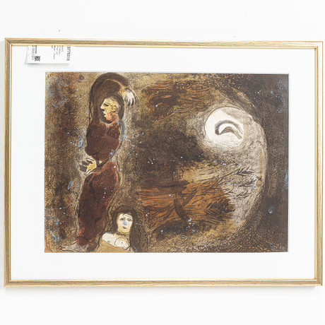 MARC CHAGALL. “Ruth and Boaz.” lithograph. Art - Engravings & Prints ...