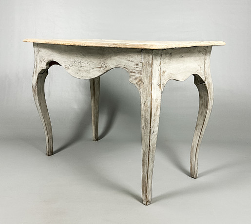 A rococo, white painted table, 17th/19th century. Furniture - Tables ...