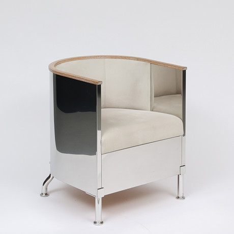 MATS THESELIUS. Fåtölj, Aluminium Chair, 25-årsjubileet, Källemo, 2015 ...