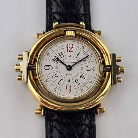18K WRISTWATCH - “BERNARD SYLVAIN Paris” dial, Switzerland