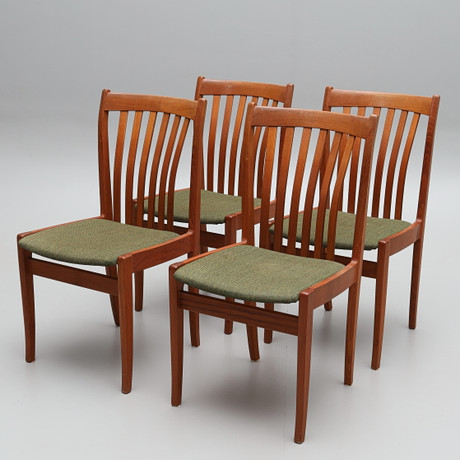 STOLAR, 4 st, teak, design C-e Ekström, Ab Johansson & Söner, Hyssna ...