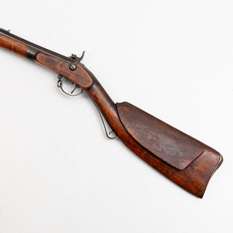 Slinglock rifle, probably Mårten Mårtensson, 19th century, marked M.M ...