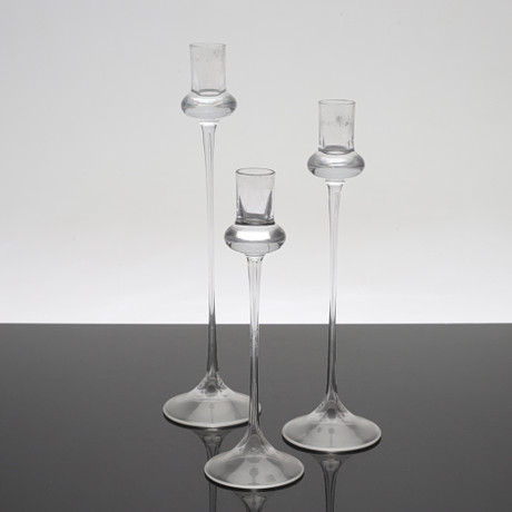 ELSA SÖDERBERG. candlesticks, glass, Hovmantorps glasbruk. Lighting ...