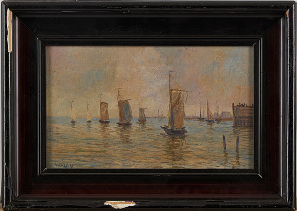 UNDENTED ARTIST, oil on canvas, bearing signature. Art - Paintings ...