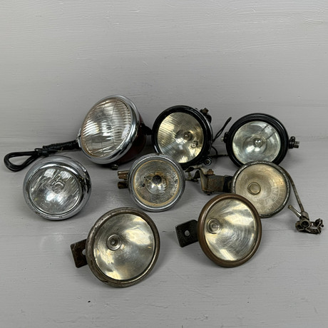 STRÅLKASTARE, parti, bl.a Bosch, Stensholm, VEC, omkring 1900-talets mitt.
