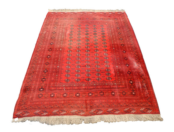 Afghane Afghanischer Teppich Um 1940 50 Handgeknupft Masse Ca