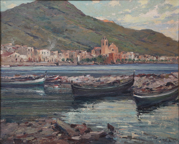 JOAQUIM TERRUELLA MATILLA. Port de la Selva. Arte - Pintura - Auctionet