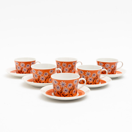 KAFFEKOPPAR, 6 stycken, 