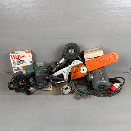 elverktyg-elmotorer-9-delar-1900-tal-vrigt-vrigt-auctionet
