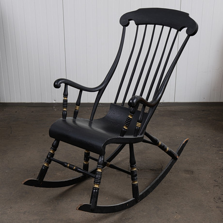 18TH/20TH CENTURY ROCKING CHAIR. Furniture - Armchairs & Chairs - Auctionet