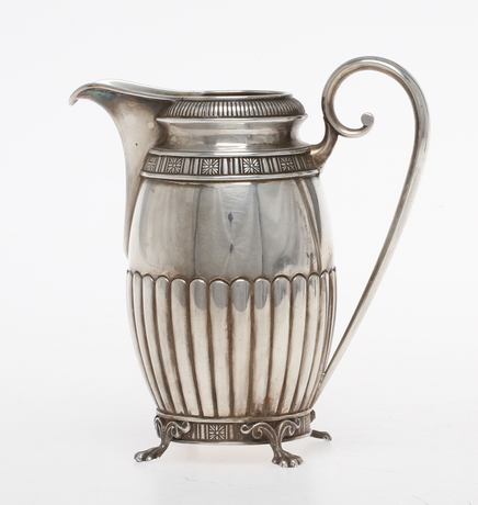 GRÄDDKANNA, silver, B Erlandsson Kristianstad 1902. Vikt 193 gram.