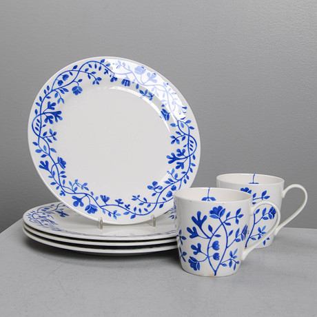 PLATE AND MUG Rörstrand “Pip”. Ceramics & Porcelain - European 